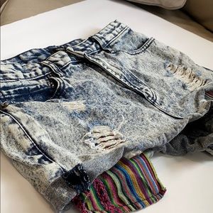 Jean shorts